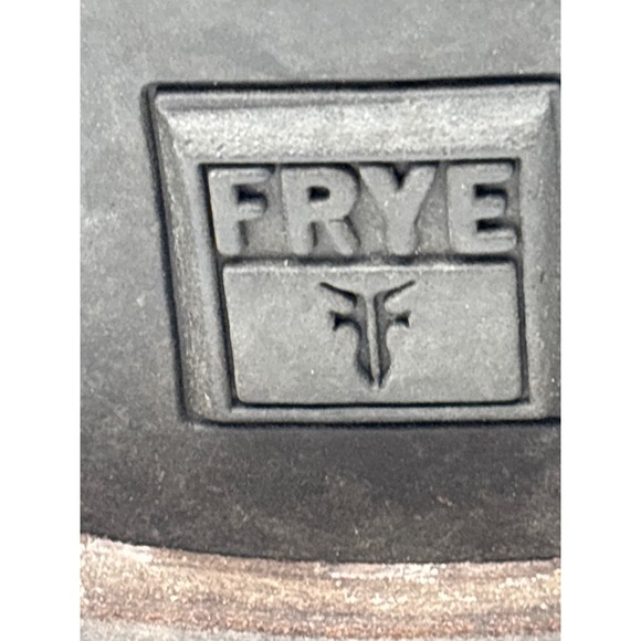 Vintage Frye John Addison Men's Brown Leather Boots Size 9D - Picture 10 of 11